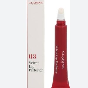 CLARINS PARIS Lip Perfector O3 VELVET RED Matte/Long-Wear/Smooth FULL SZ RET$26